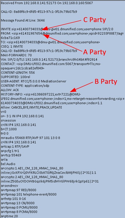 Manipulating Calling Number for Simultaneous Ring and Forwarded&nbsp;Calls