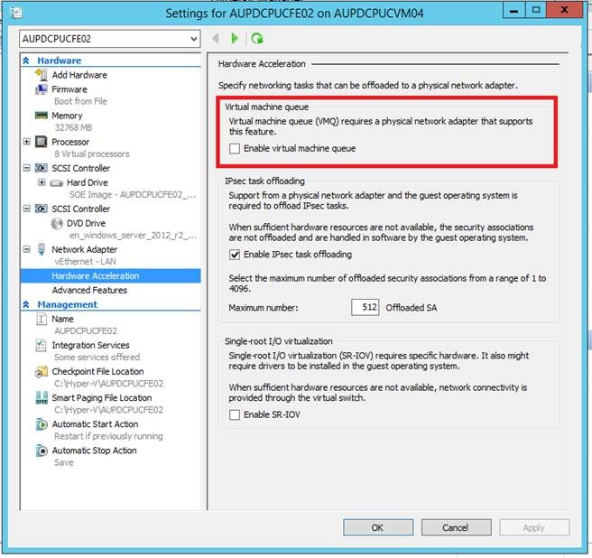 Hyper-V VMs losing network connectivity? Beware&nbsp;VMQ…