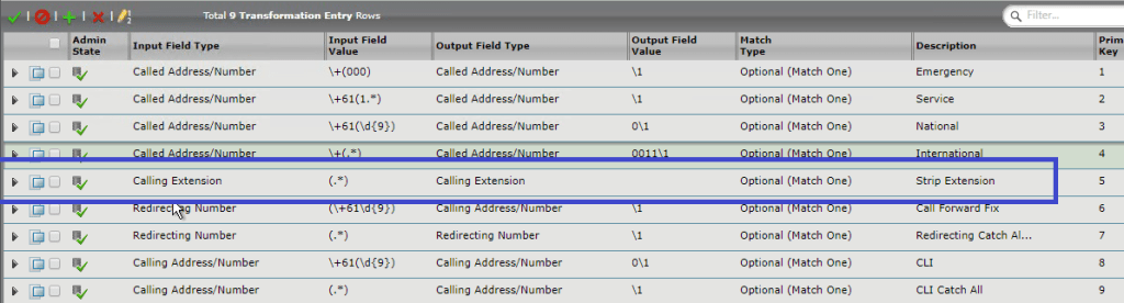 Change to Extension Manipulation with Sonus SBC Edge v6.1.3&nbsp;(SBC1000/2000)